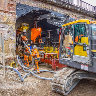 Kampfmittelsondierungen auf der Brammerfläche
