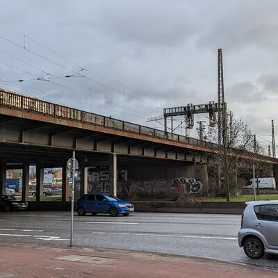 Eisenbahnüberführung Billhorner Brückenstraße