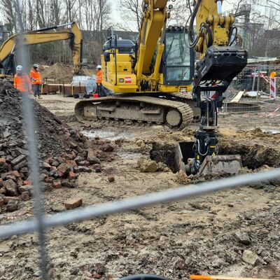 Kampfmittelsondierungen auf der Brammerfläche